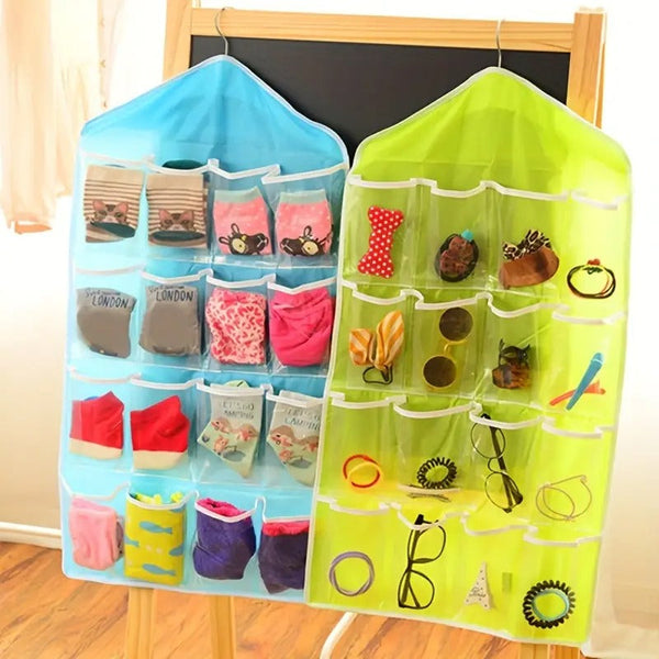 Wardrobe Wonders - 16 Pockets Hanging Closet Organizer