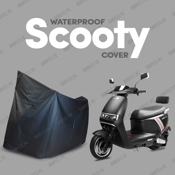 Waterproof & Dustproof Scooty Cover in Laminated Parachute Fabric